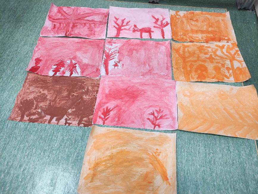 Prace plastyczne uczniów