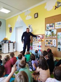 Wizyta Policjanta w naszej szkole