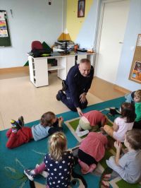 Wizyta Policjanta w naszej szkole