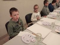 Uczniowie podczas zajęć na warsztatach